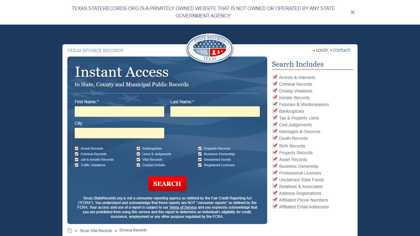 How to Find Texas Divorce Records | StateRecords.org
